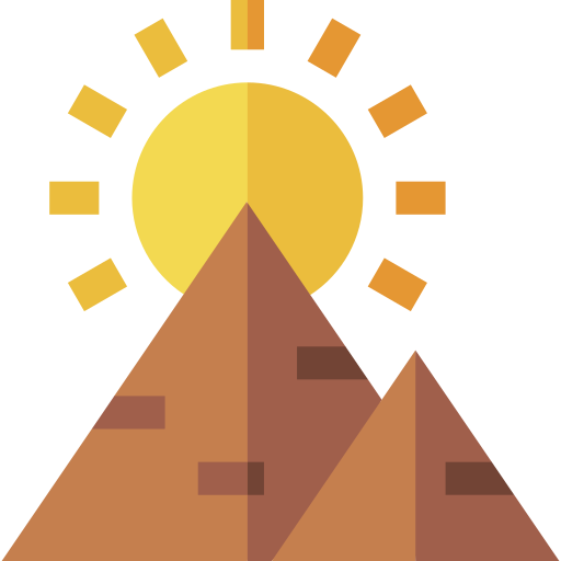 피라미드 Basic Straight Flat icon