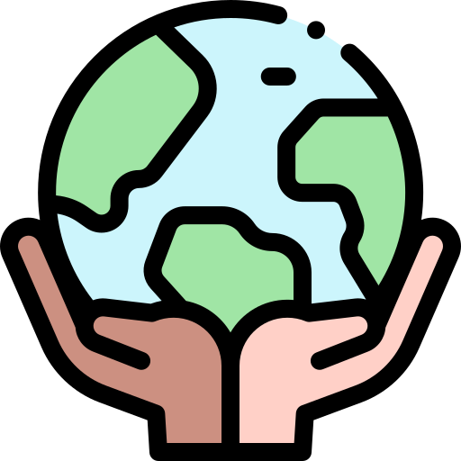 Earth Detailed Rounded Lineal color icon