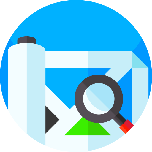 Search Geometric Flat Circular Flat icon