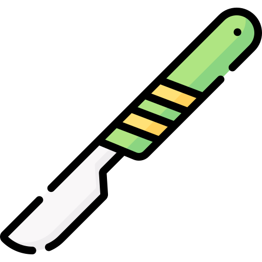 cortador Special Lineal color icono