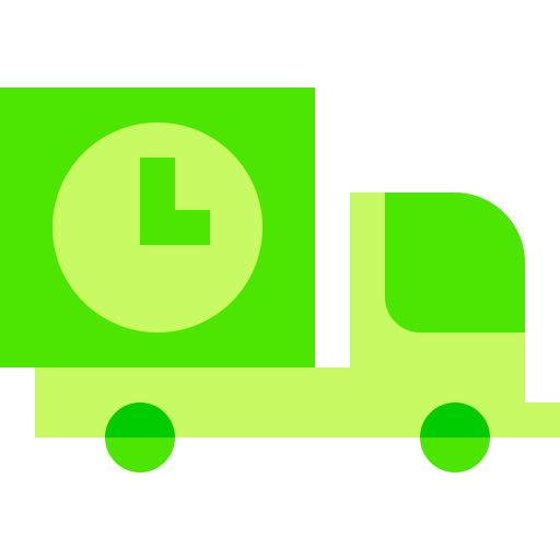 camión de reparto Basic Sheer Flat icono