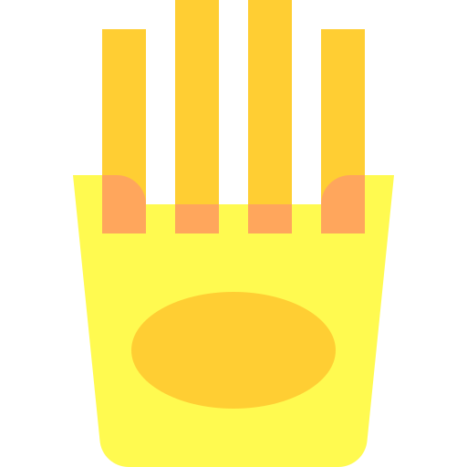 жареный картофель Basic Sheer Flat иконка