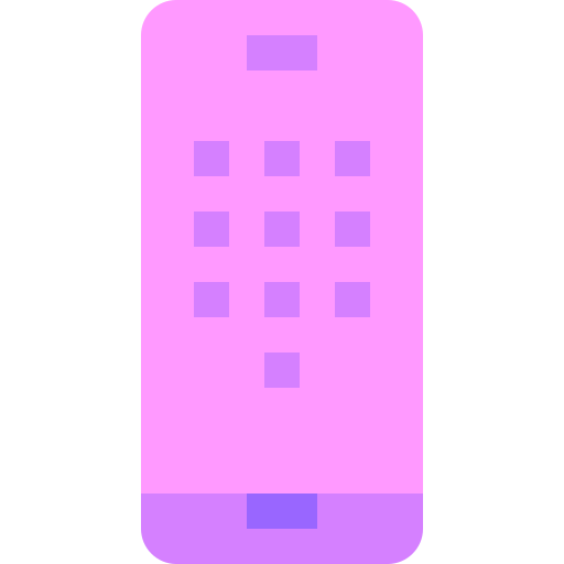 smartphone Basic Sheer Flat icoon