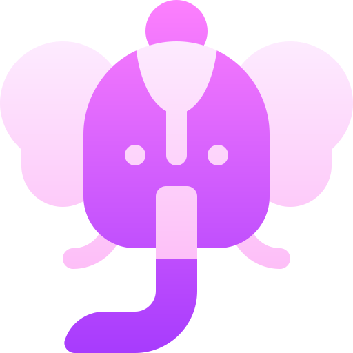 elefante Basic Gradient Gradient icono