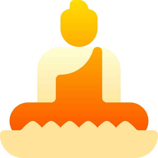 Buddha Basic Gradient Gradient icon