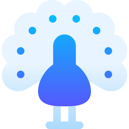 Peacock Basic Gradient Gradient icon