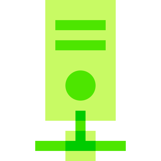 server Basic Sheer Flat icoon