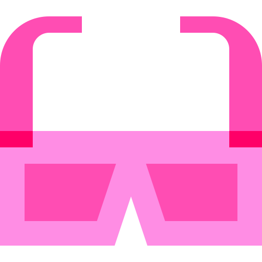 okulary 3d Basic Sheer Flat ikona