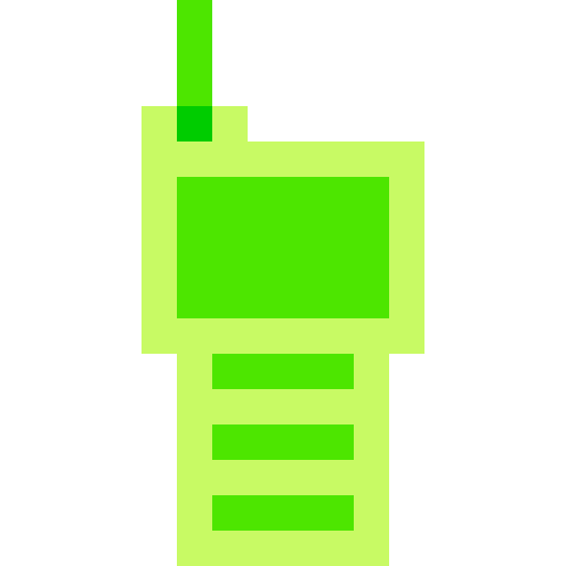 walkie-talkie Basic Sheer Flat icoon