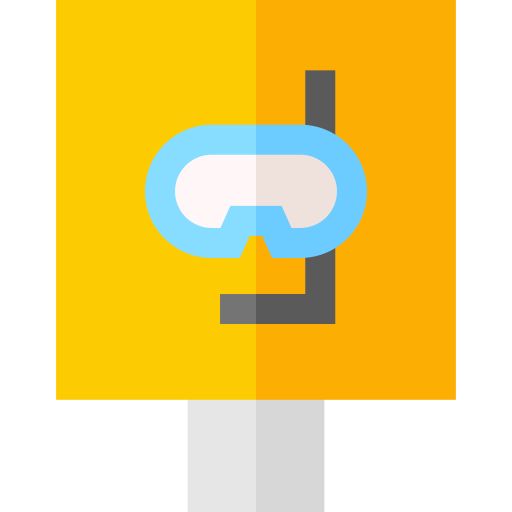 Diving Basic Straight Flat icon