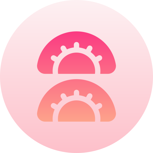 グジア Basic Gradient Circular icon