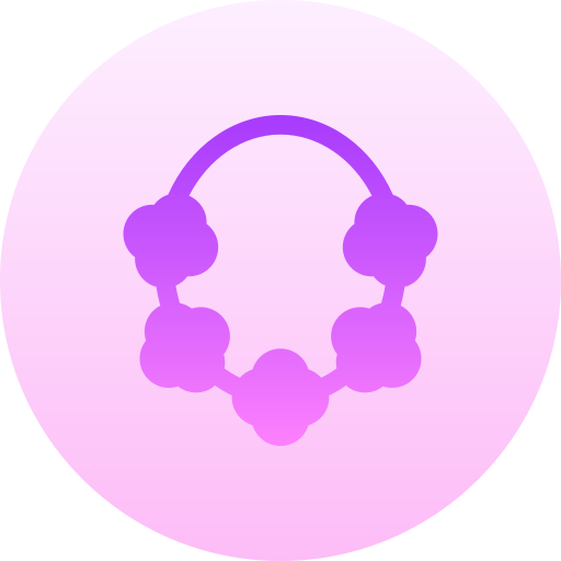 ネックレス Basic Gradient Circular icon