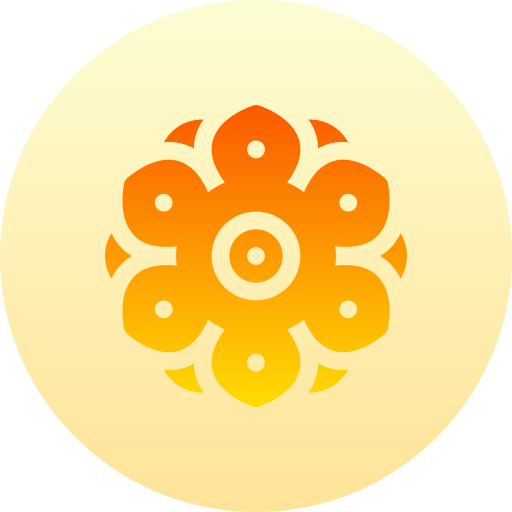 mandala Basic Gradient Circular Ícone