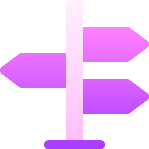 道標 Basic Gradient Gradient icon
