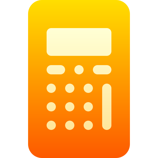 Calculator Basic Gradient Gradient icon