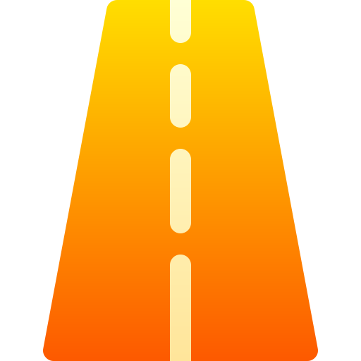 Road Basic Gradient Gradient icon