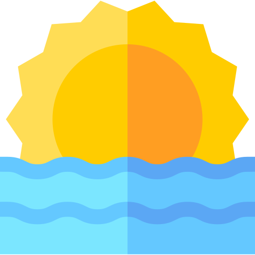 태양 Basic Straight Flat icon