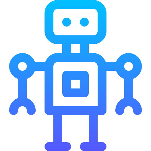 ロボット Basic Gradient Lineal color icon