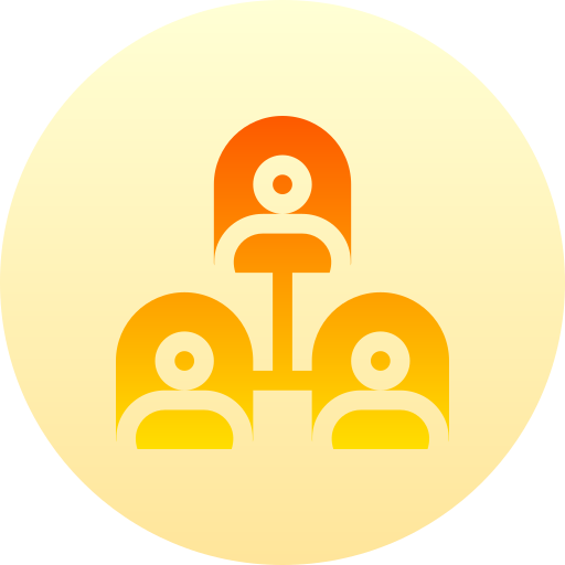 multi-agenten-system Basic Gradient Circular icon