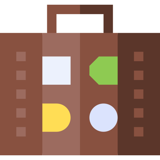 bagage Basic Straight Flat icoon
