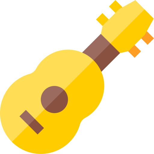 gitarre Basic Straight Flat icon