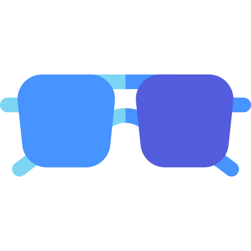 Sunglasses Basic Rounded Flat icon