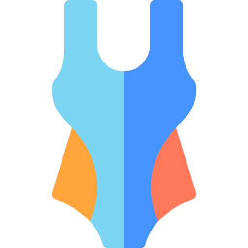 zwempak Basic Rounded Flat icoon