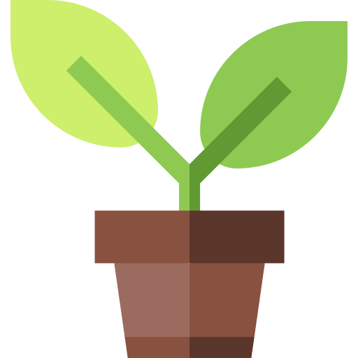 plant Basic Straight Flat icoon