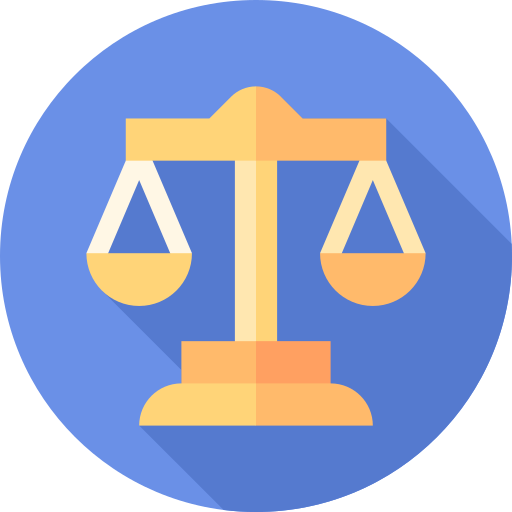 正義 Flat Circular Flat icon
