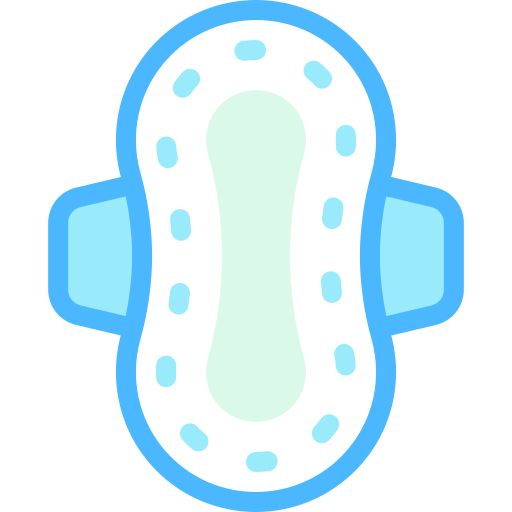 podpaska higieniczna Detailed color Lineal color ikona