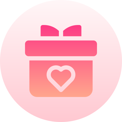 geschenkbox Basic Gradient Circular icon