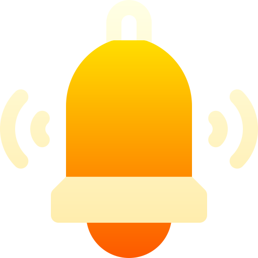 Bell Basic Gradient Gradient icon