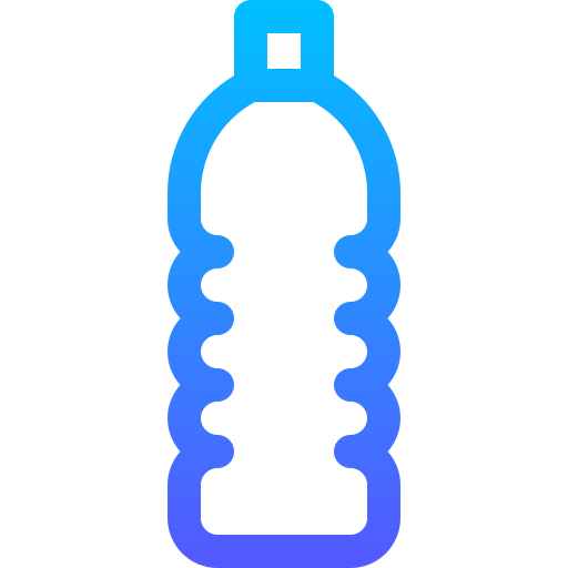 butelka wody Basic Gradient Lineal color ikona