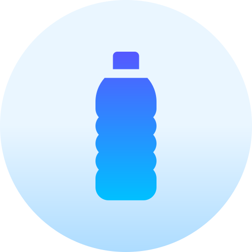 butelka wody Basic Gradient Circular ikona