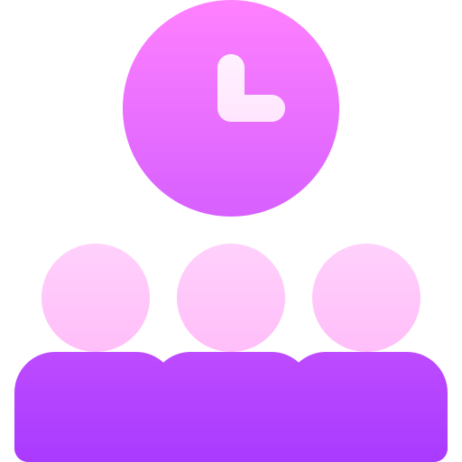 時間管理 Basic Gradient Gradient icon