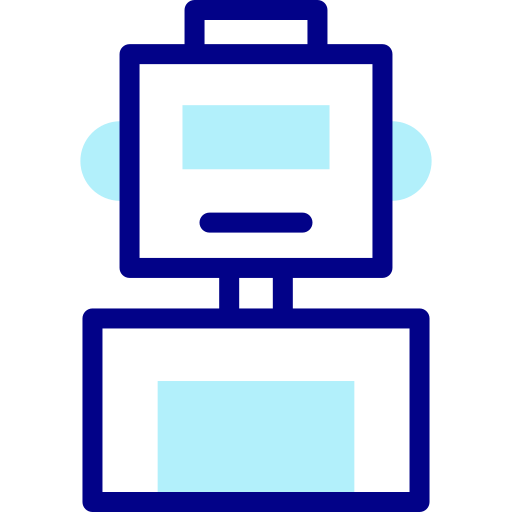 ロボット Detailed Mixed Lineal color icon