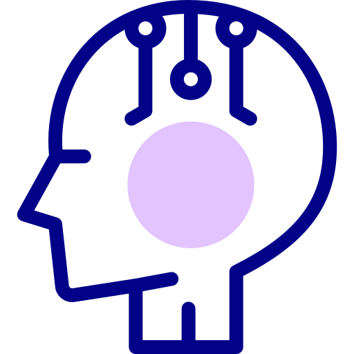 głowa Detailed Mixed Lineal color ikona
