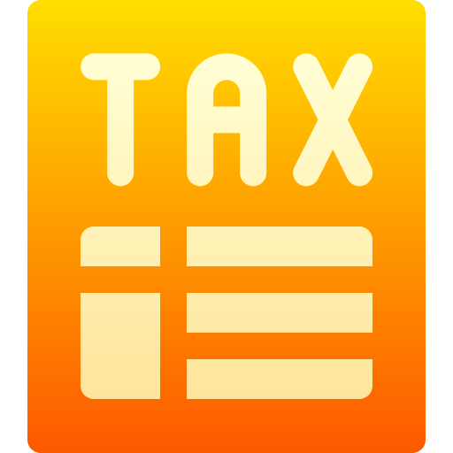 Налогообложение Basic Gradient Gradient иконка