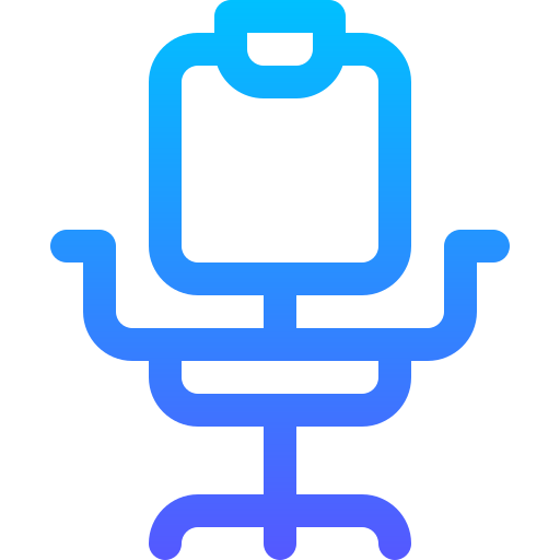 Рабочий стул Basic Gradient Lineal color иконка