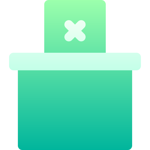 투표 Basic Gradient Gradient icon