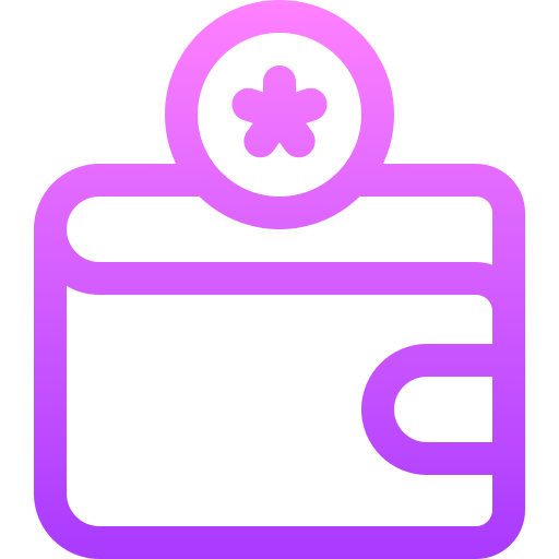 portfel Basic Gradient Lineal color ikona