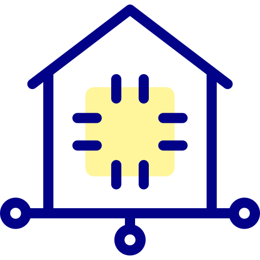 casa inteligente Detailed Mixed Lineal color icono