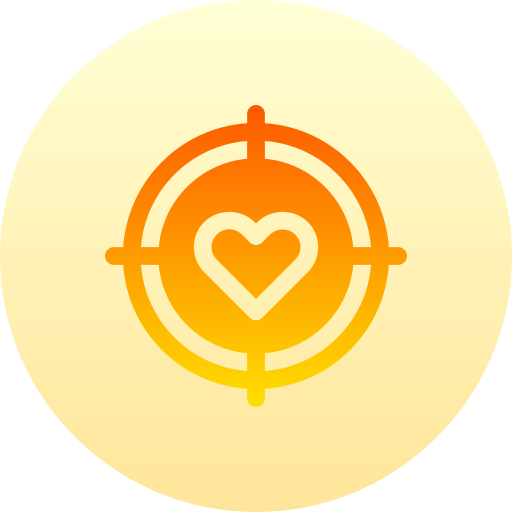 objetivo Basic Gradient Circular icono