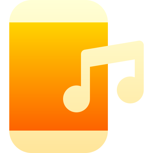 음악 Basic Gradient Gradient icon