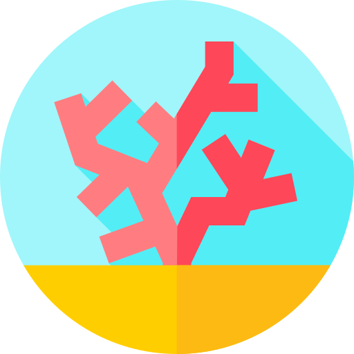 koralle Flat Circular Flat icon