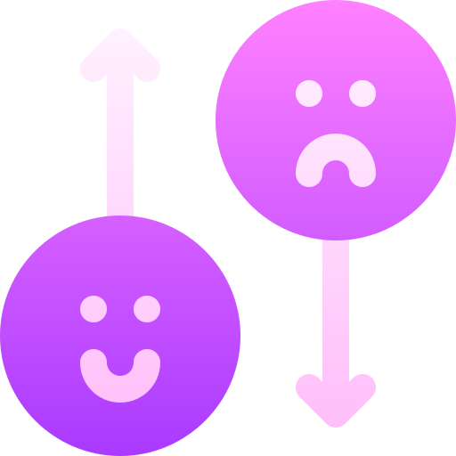 Customer satisfaction Basic Gradient Gradient icon