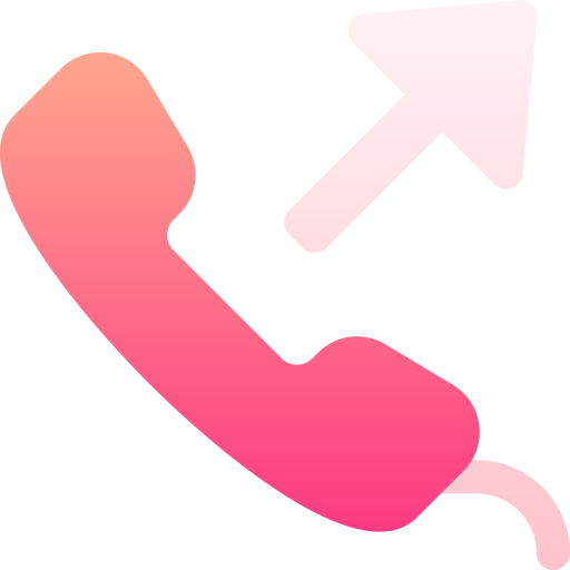 Outgoing call Basic Gradient Gradient icon