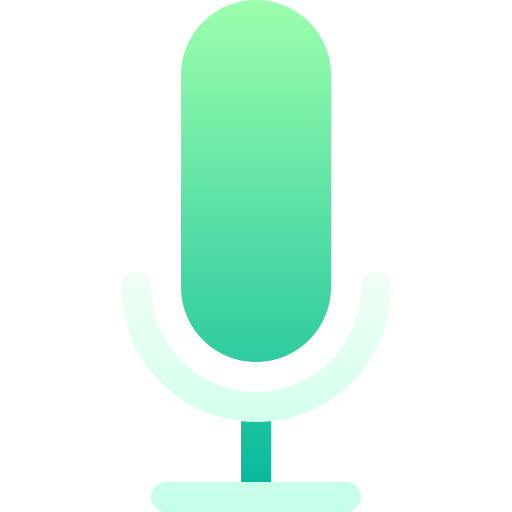 Voice Basic Gradient Gradient icon
