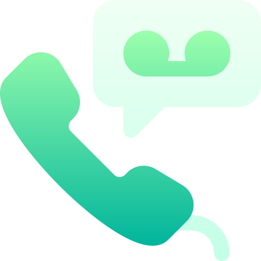Voicemail Basic Gradient Gradient icon