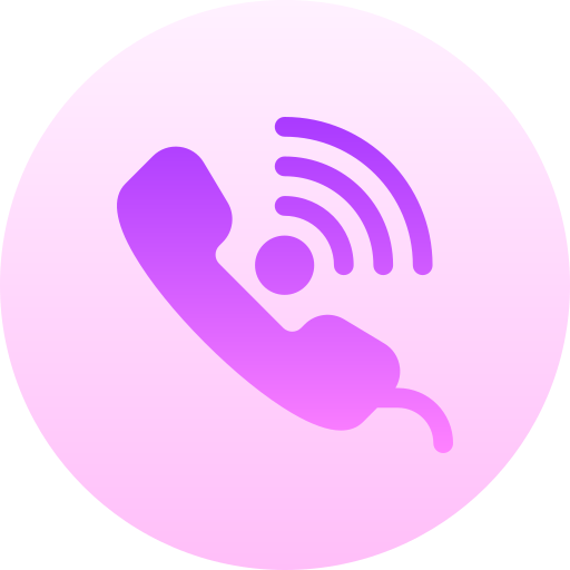 Phone Basic Gradient Circular icon